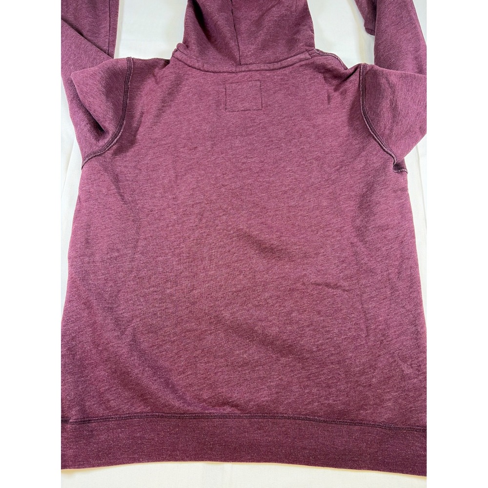 Y2K Abercrombie & Fitch Men Hoodie Burgundy Heather Tiger Graphic  Medium - Picture 7 of 8